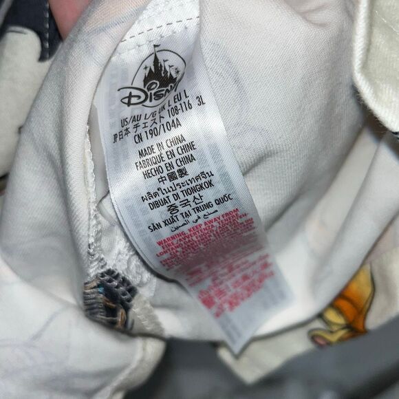 Disney Multicolor Bambi & Friends Cotton Long Sleeve Button Up Shirt Large NWT - Picture 11 of 12